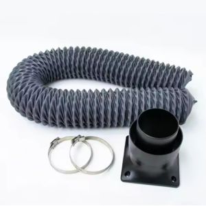 Retractable Insulated Flexible Vent Duct Hose And Fitting Sets For Fume