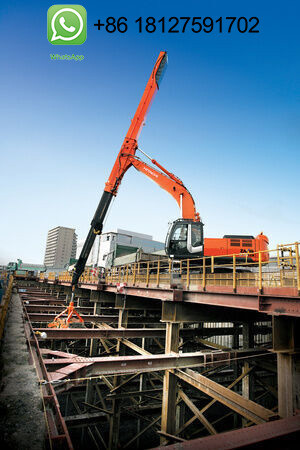 30M Digging Depth Excavator Telescopic Arm For 35T Excavator With CE Certificati