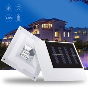 6 LED Motion Sensor Super Bright Wireless Outdoor Solar Gutter LED Light, Solar