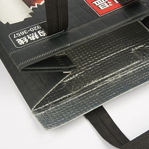 Garment Custom with Zipper Tote Laminated Cooler Nonwoven Bag