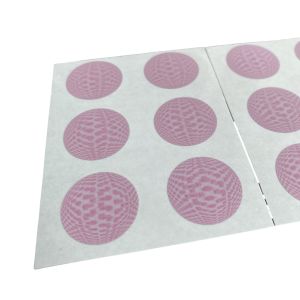 Cheap Permanent Self Adhesive Security Labels with Hidden Message for sale