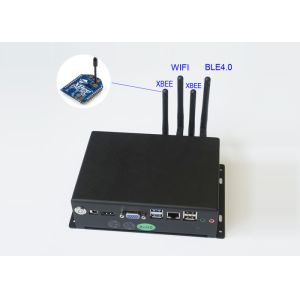 Cheap J1900 Processor Industrial Box PC With WiFi Bluetooth And 2 XBEE PRO S2C Modules for sale