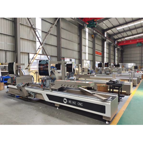 Quality Cnc Type Two Head Mitre Saw With Max Cutting Length 6000mm wholesale