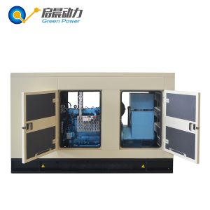 Silent gas generator with 6 cylinder as prime power