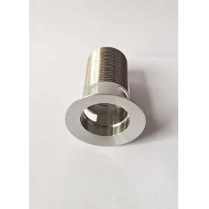 63mm Diameter CNC Machining Parts M16 Threaded Tube No Burs