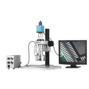 3D High-power Motorized Video Zoom Microscope With Built-in Adjustable LED Ring