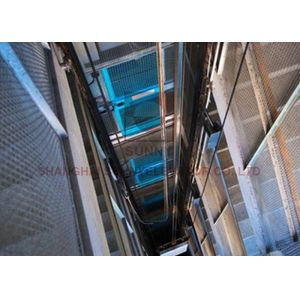 1000kg Gearless VVVF Control Panoramic Elevator Center Opening Door