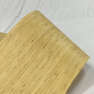 Timber Flooring Bamboo Wood Veneer Harmless Practical Unfinished