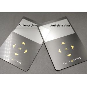China AG Coating Electronic Display Figured EN12150 Non Glare Glass on sale