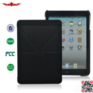 China New Hot Selling High Quality Tri-Fold PU Protector Cover Cases For Ipad Mini Multi Color on sale
