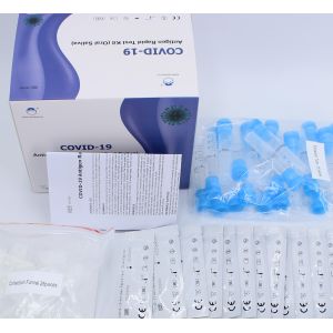 Accurate Covid-19 Antigen Rapid Test Kit 25 tests/kit for laboratories