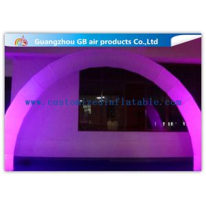 China Outdoor Arch Shape Inflatable Lighting Decoration Stage Lighting For Wedding / Party on sale