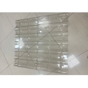Polycarbonate Transparent Roofing Sheets Bamboo Type 1050mm Width