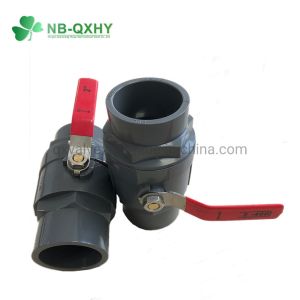 2 Prime Prime Zhejiang PVC Irrigation 2PCS Ball Valve With Steel Handle Long