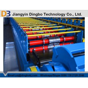 7.5kw High Speed Metal Roof Roll Forming Machinery with Man-made Uncoiler for