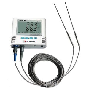 Dual PT100 External Sensor Oven Temperature Data Logger With Analyzed Software