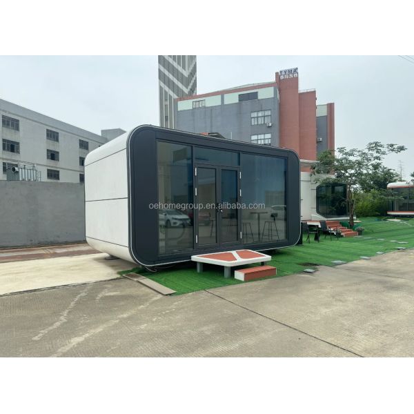 Soundproof OEM ODM Modular Private Office Pods Outdoor Capsule For Exterior Garden Backyard