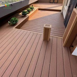 Modern Outdoor WPC Decking Scratch-Resistant Composite Decking for Garden