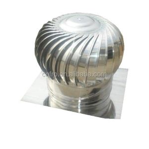 Air Driven Stainless Steel Wind Driven Roof Top Turbine Fan for Optimal