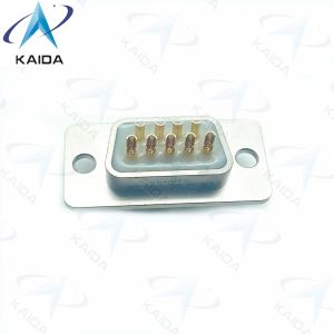 500V MIL-DTL-83513 Aluminium Micro D Receptacle Connector 500 Mating Cycles