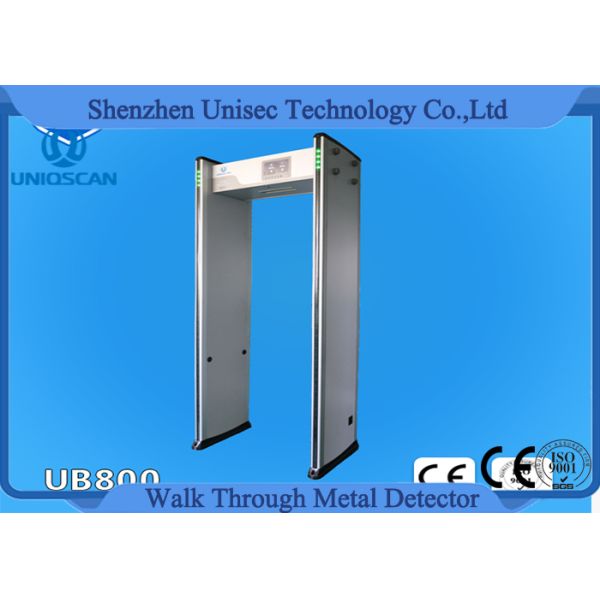 33/45 Zone Door Frame Metal Detector Gate , Walk Through Security Scanners 7 Inch LCD
