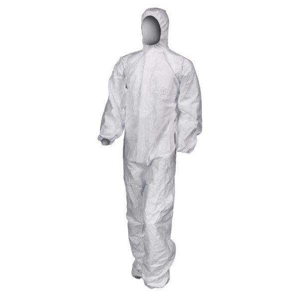 Quality Type 5 6 Disposable Microporous Coverall 65g/M2 With Hood wholesale