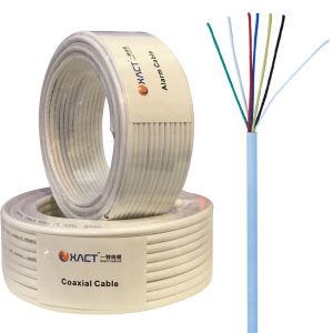 Shielded 6x0.22mm2 Stranded BC Copper Conductor CPR Eca Control Cable for CCTV