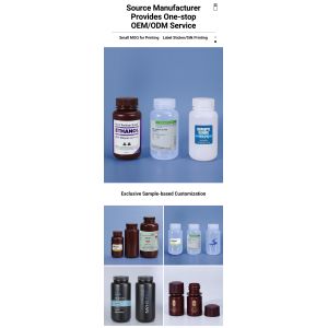 5ml to 1L Capacity PP/HDPE Wide Mouth Bottle for Lab Sterilization Chemical