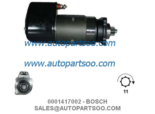 0001416022 0001416024 - BOSCH Starter Motor 24V 5.4KW 9T MOTORES DE ARRANQUE