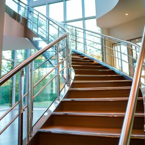 High-Tensile Strength Stainless Steel Handrails for Skyscrapers