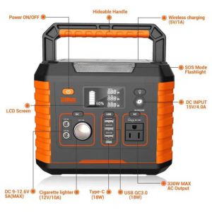 39Ah Outdoor Emergency Power Supply 577Wh CPET-MP 200W Portable Lithium ion