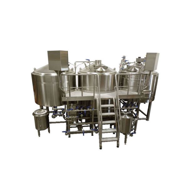 Quality Gas Heating 60BBL Three Vessel Brewing System Semi - Auto Beer Brewery Equipment wholesale