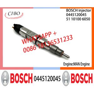 Cheap BOSCH 0445120045 51101006050 Neutral Fuel Injector Assembly 0445120045 51101006050 For MAN/YOUNGMAN for sale