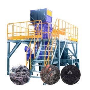 China Easy Operation Automatic Manual Steel Wire Crusher for High Productivity Tire Wire Cleaning Machine on sale