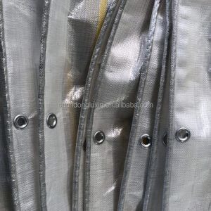 PE Tarpaulin Plain Roof Cover with Stripe Style and 30% Deposit 70% Before