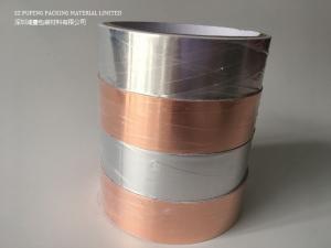 Cheap 50m Self Adhesive Conductive Foil Tape , 0.01mm Foil Shielding Tape for sale
