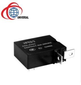 Cheap 2 Pole Hongfa Electric Magnetic Relay Hfe9 Electromagnetic Action Principle for sale