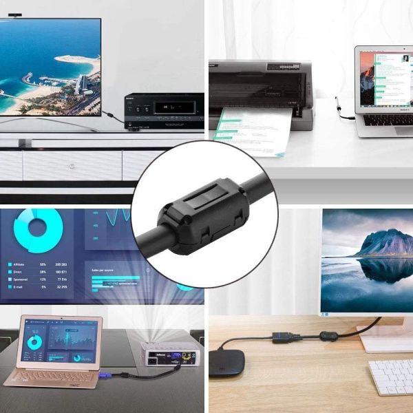 Snap-On Ferrite Ring VIIP Custom EMI Filters Service Power Line Signal Line