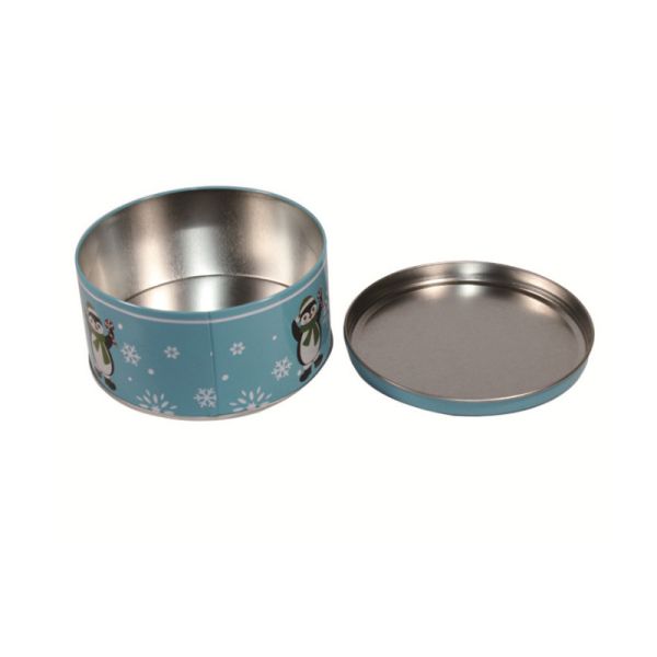 Custom Printed Food Grade Metal Tin Box Candy Cake Storage