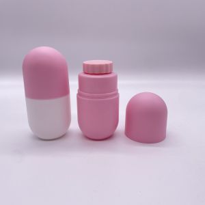 Medicine Container Customized Color Capsule Shaped Bottle with Screw Cap