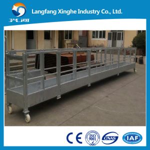 Cheap zlp mast climbing suspended platform， gondola chimney，electric cradle for sale