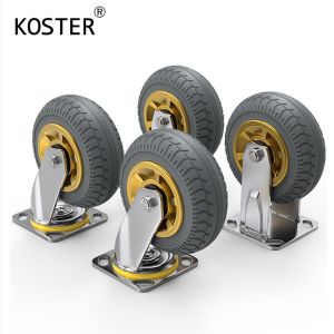 Cheap Heavy Duty Golden Castor Wheel with Lock 6inch 6mm 300kg US 10/Piece 1 Piece Min.Order for sale