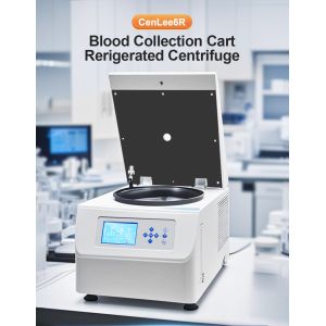 CenLee6R Low Speed Tabletop Clinical Centrifuge 6000RPM Bench Top Refrigerated