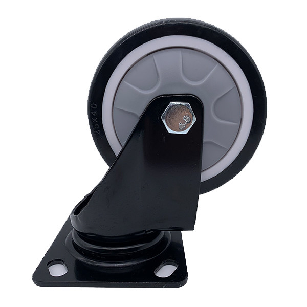 Quality 5 Inch Black Tread Swivel Logistics Caster wholesale