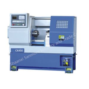 Siemens mini turning machine CNC CK450 lathe machine