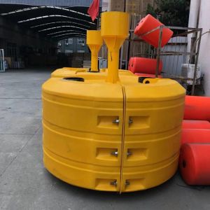 Cheap High Visibility Yellow/Red/Green Plastic Buoy Impact Resistant 1550mm Focal Plane Height for sale