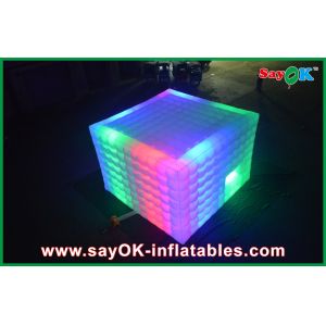 Inflatable House Tent 210D Nylon Cloth Giant Rainbow Led Inflatable Tent With