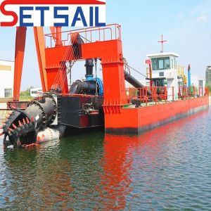 Diesel Cutter Suction Sand Dreger with Underwater Pump 7000m3 Water Flow CTS