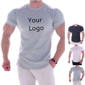 Men Tshirt Custom Printing Sublimation Gym Sport Oversized Tee Blank T Shirt