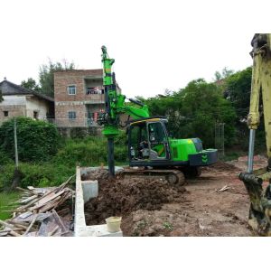 Construction Machinery TYSIM KR50 Rotary Drilling Machine With 20m Depth